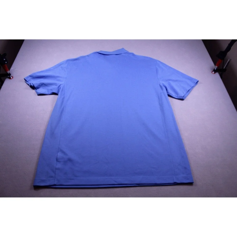 Nike Golf Mens XL Dri-FIT Polo Shirt Blue Humble Pie Short Sleeve Sportswear
